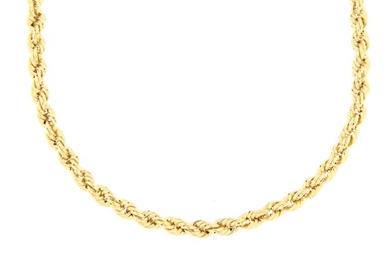 Collana Artigianale in Oro giallo  CATENA 2-J - CATENA 2-J